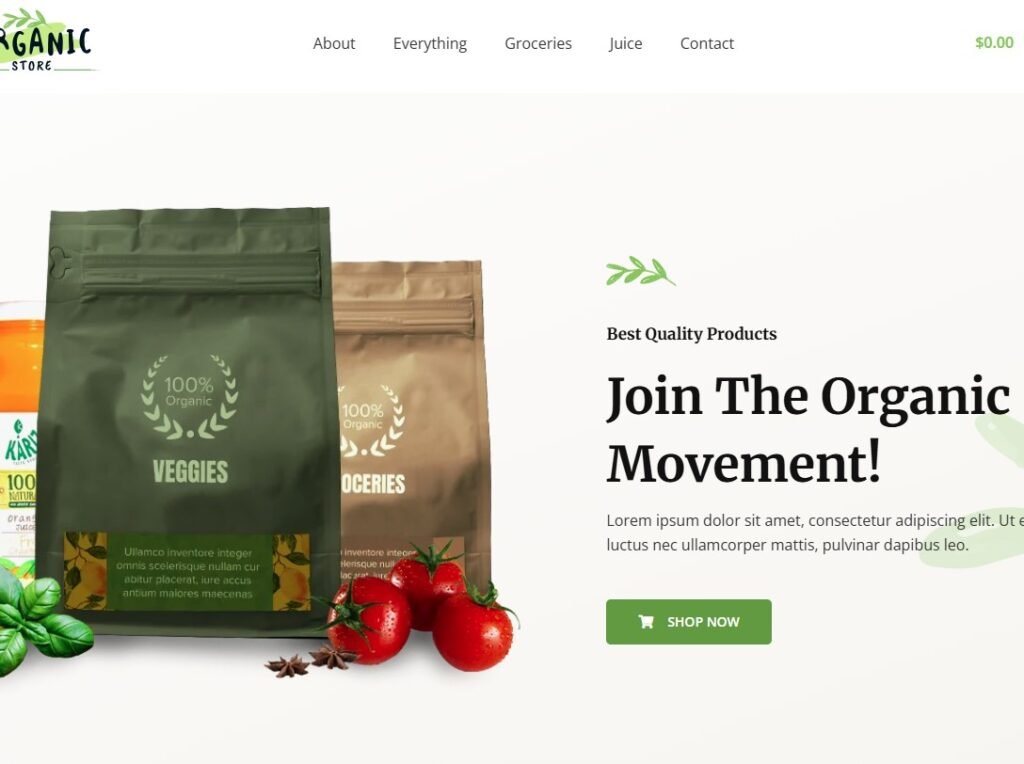 organicstore homeimage